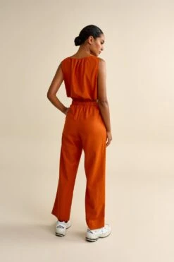 Bellerose Papaye Jumpsuit - Flame -Layer Outfit 40782656962880 3