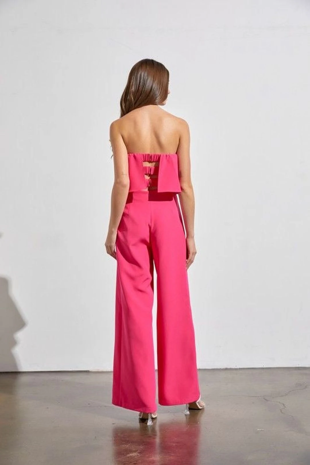 V-Cut Strapless Jumpsuit 4 V-Cut Strapless Jumpsuit - Image 2