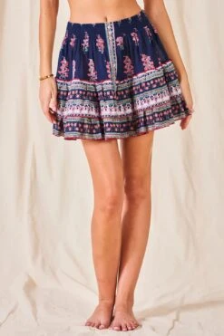 Flori Print Mini Skirt