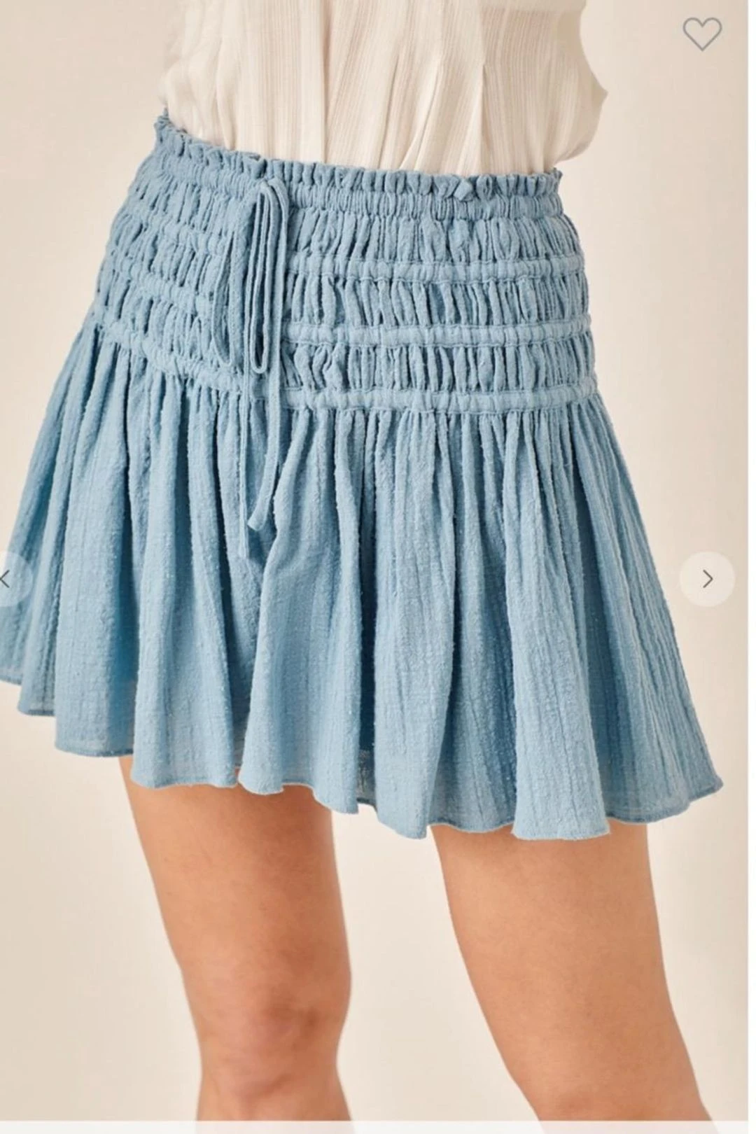 Skirt, Blue Fog 3 Skirt, Blue Fog