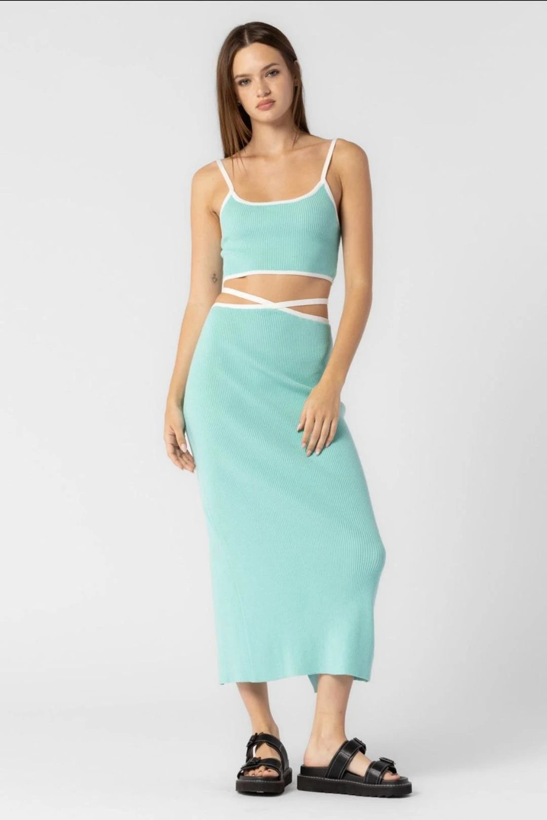 Ribbed Skirt Set 3 Ribbed Skirt Set