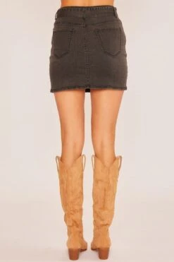 Distracted Denim Skirt -Layer Outfit 41868369461564 3