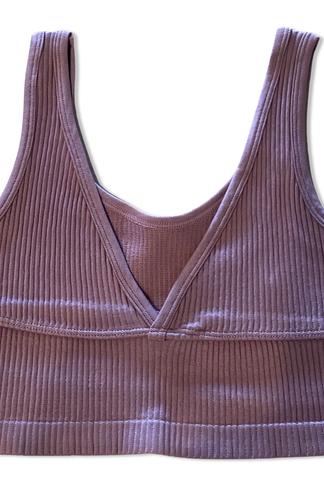 Rose Ribbed Bra 4 Rose Ribbed Bra - Image 2