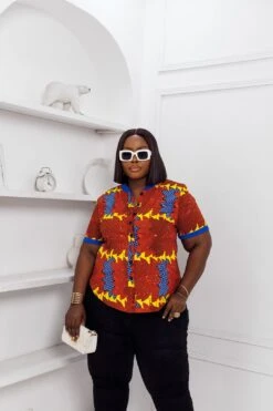 CHISA AFRICAN POLO TOP -Layer Outfit 42054428000546 6