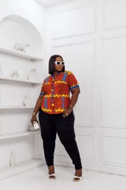 CHISA AFRICAN POLO TOP -Layer Outfit 42054428066082 3