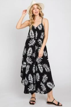 Woven Print Slouchy Jumpsuit -Layer Outfit 42112011075895 5