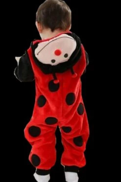 Stylish Ladybug Jumpsuit Onesies -Layer Outfit 4217201950775 3