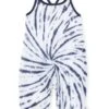 Organic Cotton Bubble Jumpsuit - Twisted Tie Dye - Blue Smoke - BURT -Layer Outfit 42724988518564 1