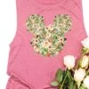 Fall Orange Floral Mickey Muscle Tank -Layer Outfit 4498224185459 1