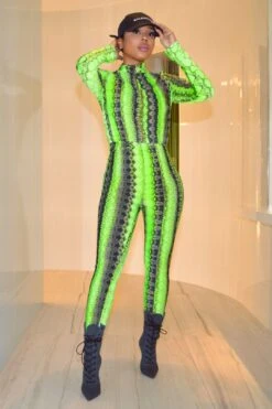 Neon Ninja Jumpsuit -Layer Outfit 5048399134822 3