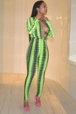 Neon Ninja Jumpsuit -Layer Outfit 5048775639142 2