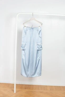 Satin Cargo Skirt 16 Satin Cargo Skirt -Layer Outfit 50746095436104 6