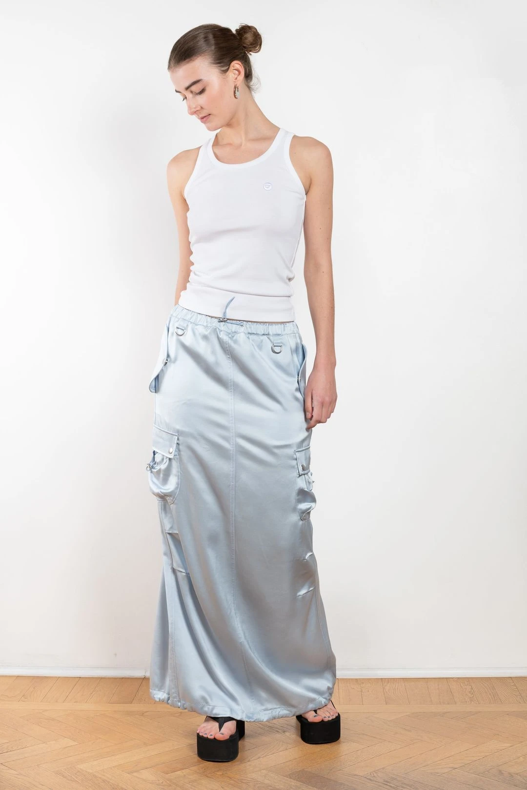Satin Cargo Skirt 10 Satin Cargo Skirt - Image 8