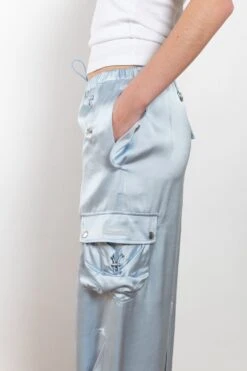 Satin Cargo Skirt 17 Satin Cargo Skirt -Layer Outfit 50746095599944 7