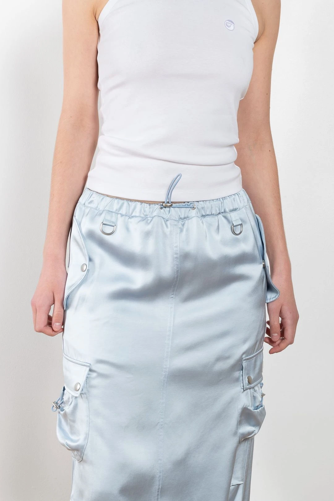 Satin Cargo Skirt 6 Satin Cargo Skirt - Image 4