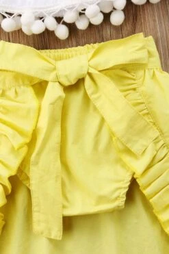 Girl Baby Girl White Tail Skirt Set 10 Girl Baby Girl White Tail Skirt Set -Layer Outfit 5094920388651 3