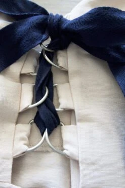 Danny Beige Lace-Up Wide-Legged Jumpsuit By Lush -Layer Outfit 5773129318496 6