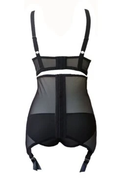 KMD Audrey Silk Longline Bra In Amethyst 32B -Layer Outfit 5868827377706 6