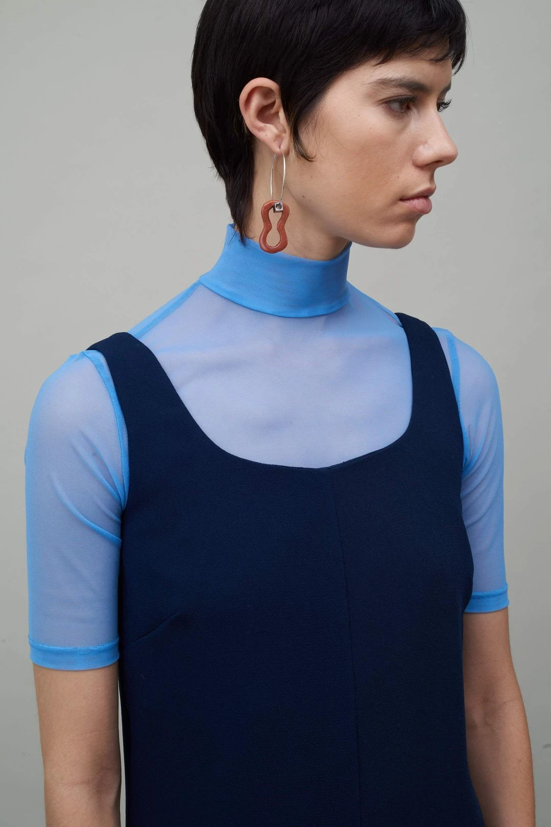 WIDE LEG JUMPSUIT - NAVY 6 WIDE LEG JUMPSUIT - NAVY - Image 4