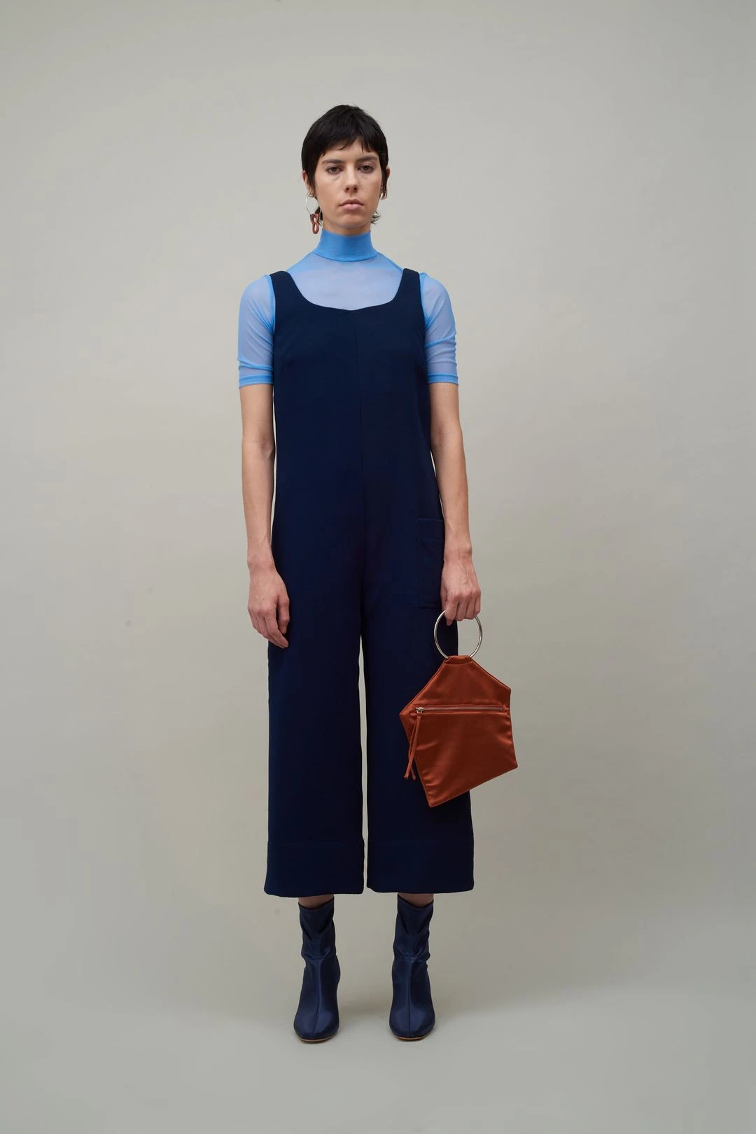 WIDE LEG JUMPSUIT - NAVY 3 WIDE LEG JUMPSUIT - NAVY