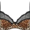 Tutu Tatou Natural Leopard Silk Non-Padded Plunge Bra -Layer Outfit 6205117464643 1
