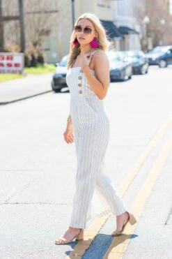 Across The Bay Jumpsuit, White-Black -Layer Outfit 7673922158650 6