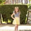 Kids Jivin' Skirt - Yellow 2 Kids Jivin' Skirt - Yellow -Layer Outfit 8331360206907 1