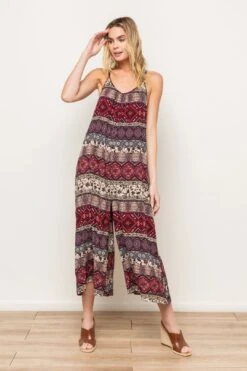 Wide Leg Printed Jumpsuit -Layer Outfit 8764482256953 3